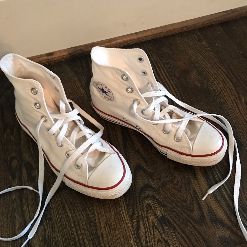 Converse High Top white sneakers